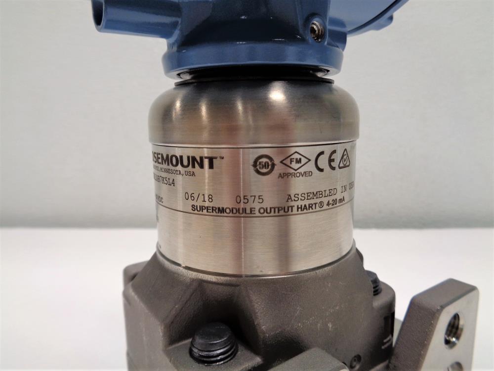 Rosemount 3051S Differential Pressure Transmitter 3051S2CD2A2F12A1AB7K5L4