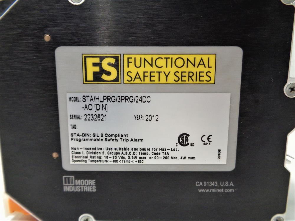 Moore Safety Trip Alarm STA/HLPRG/3PRG/24DC -AO [DIN]