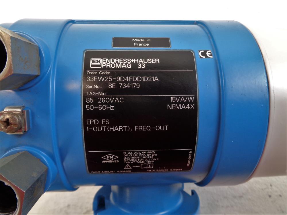 Endress Hauser Promag 33 Flow Meter 33fw25 9d4fdd1d21a