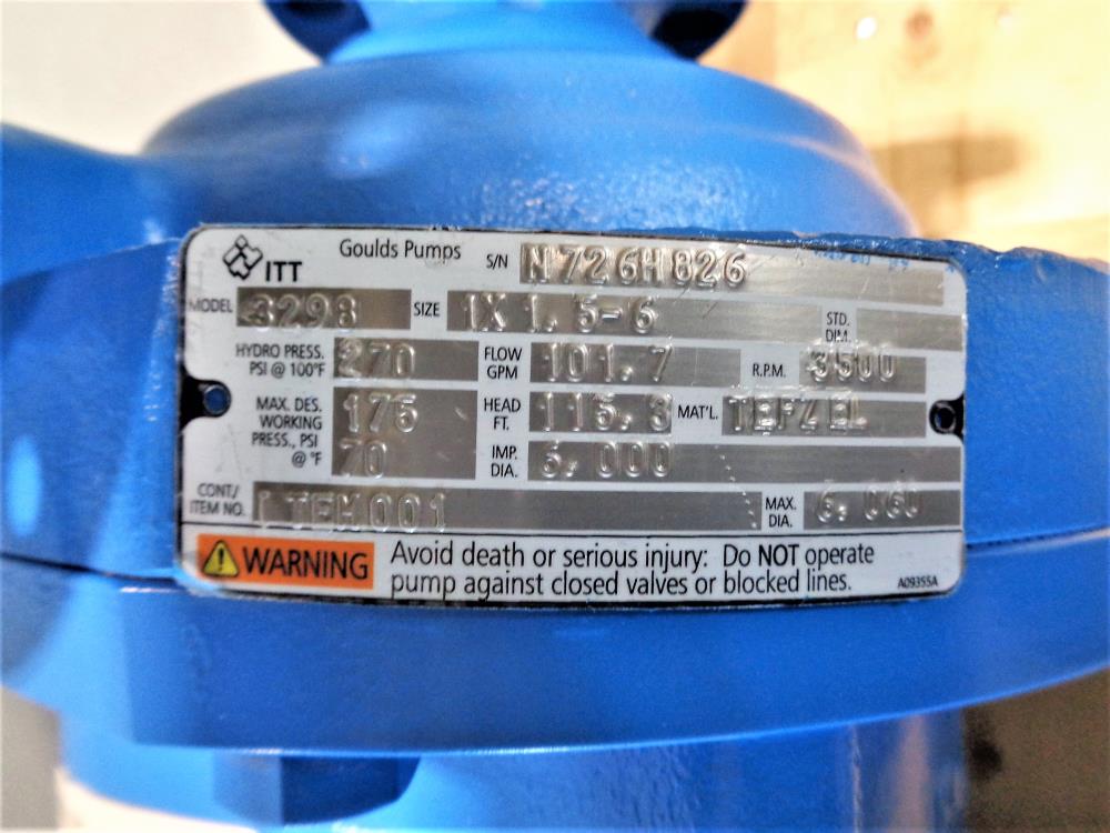 ITT Goulds 3298 Chemical Process Pump 1