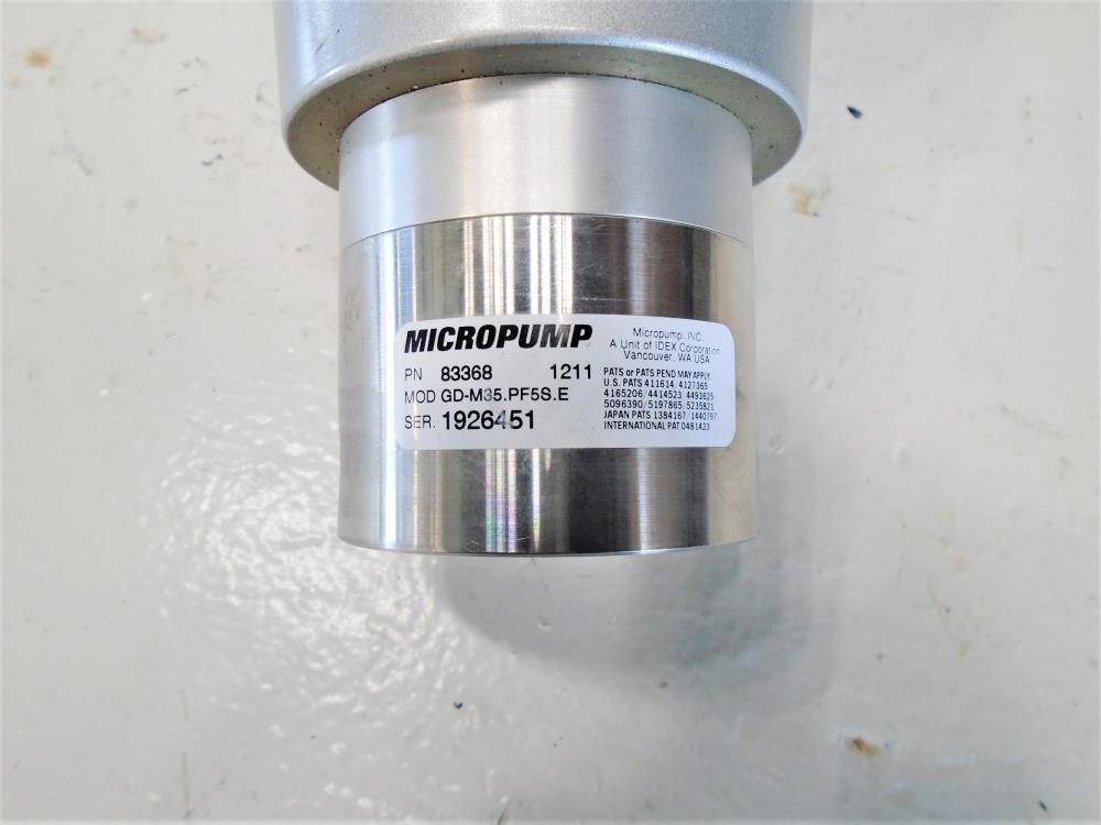 Micropump Magnetic Drive Gear Pump Head GD-M35.PF5S.E, Part# 83368