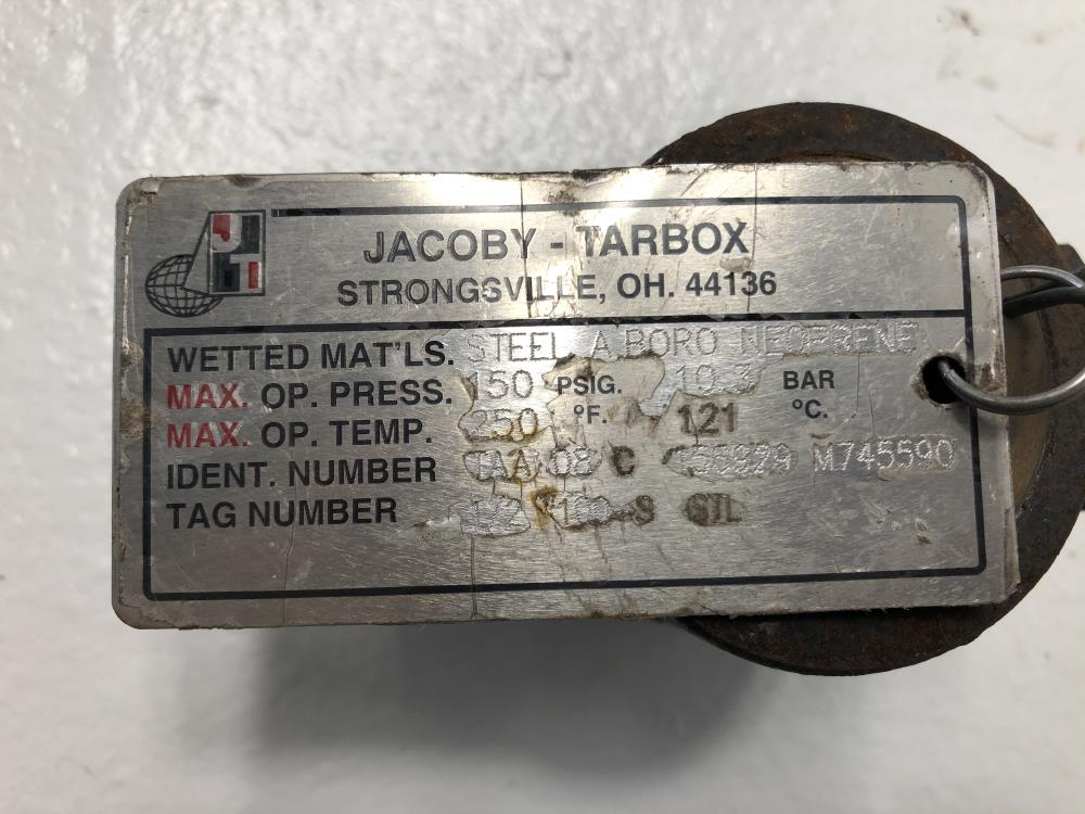 Jacoby Tarbox 1/2" NPT WCB Sight Flow Indicator W/ Flapper 100S1/2C