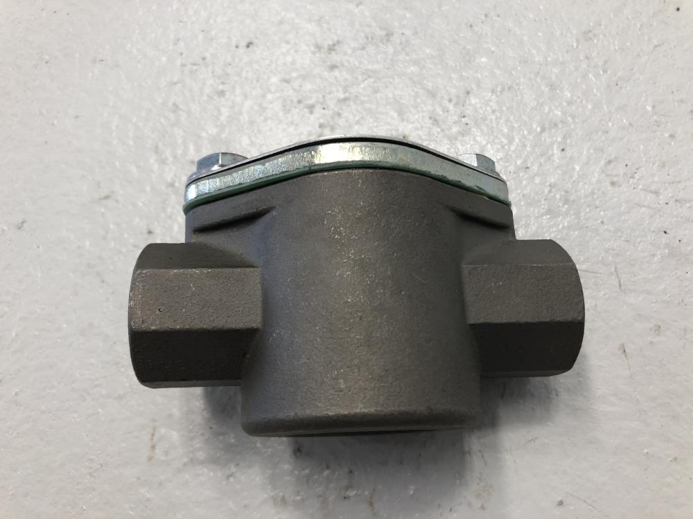 Ernst Flow Industries 1/2" NPT CF8M Sight Flow Indicator W/ Rotor