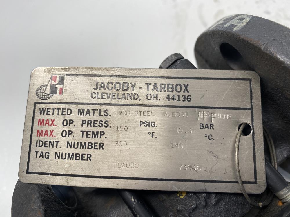 Jacoby Tarbox 3/4" Flanged WCB Sight Flow Indicator w/ Drip Tube 910-1/2-3/4-B