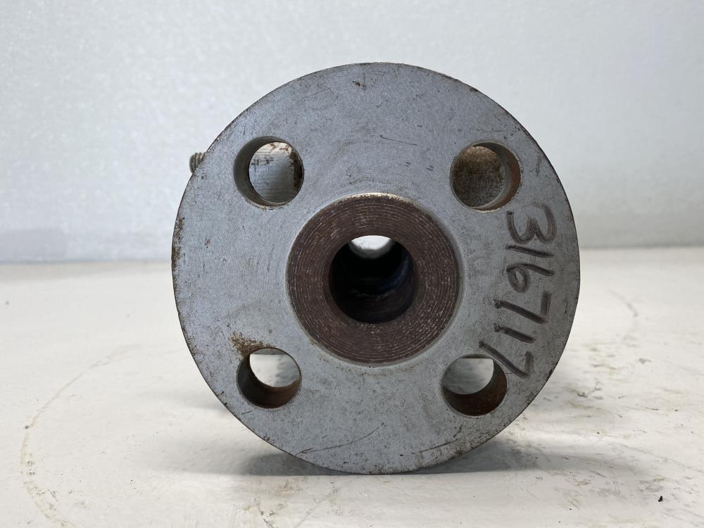Penberthy 1" 300# Flanged Steel Sight Flow Indicator, Plain Style, SM1F