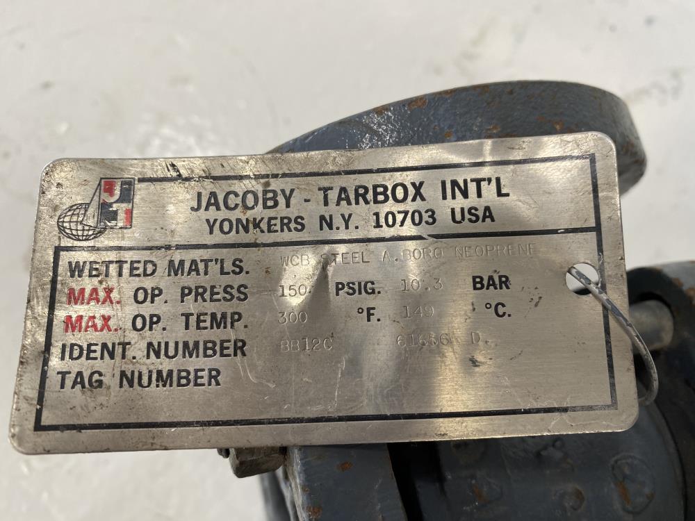 Jacoby Tarbox 1" Flanged WCB Sight Flow Indicator w/ Drip Tube 810-1B