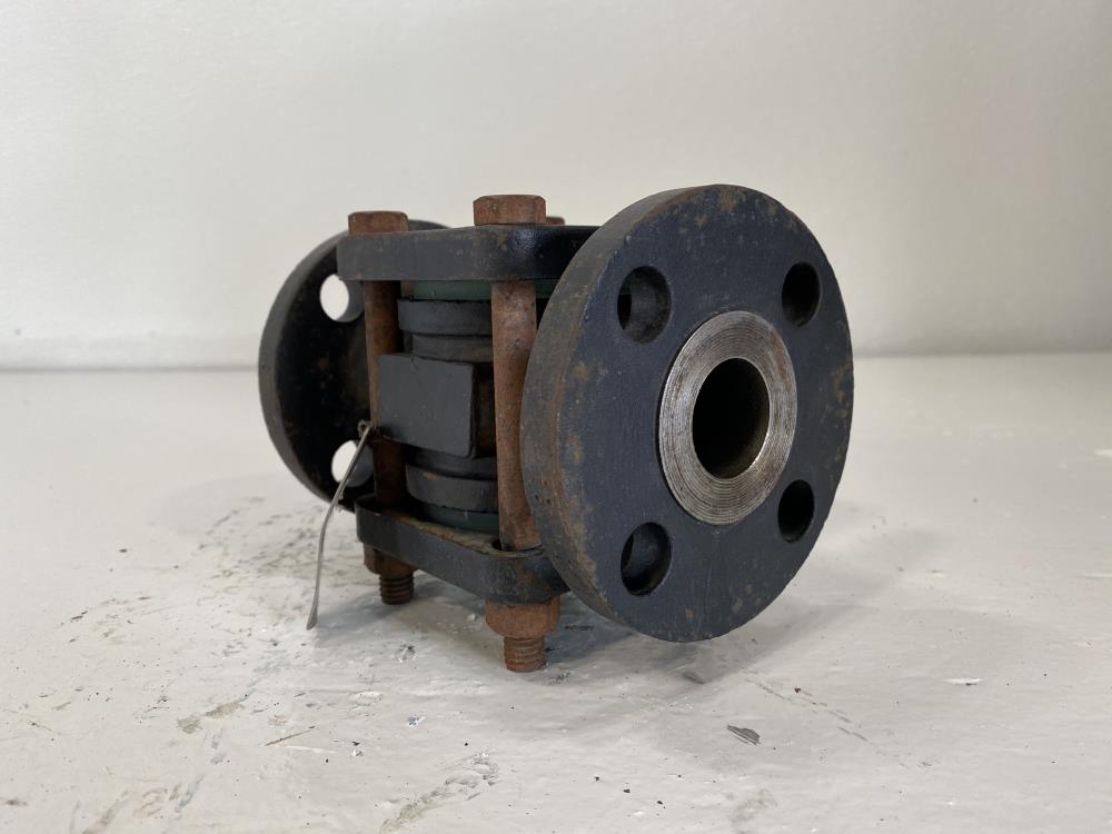 Brooks 1" Flanged WCB Sight Flow Indicator w/ Drip Tube C-087-G-009