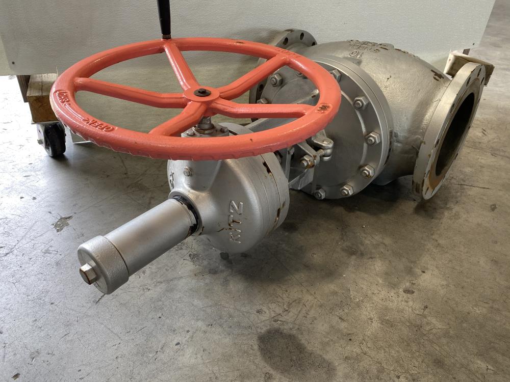 Kitz 10” 150# WCB Gear Operated Globe Valve 150SCJS