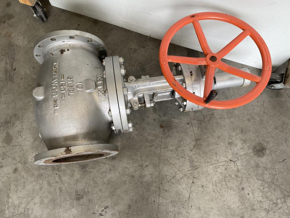 Kitz 10” 150# WCB Gear Operated Globe Valve 150SCJS