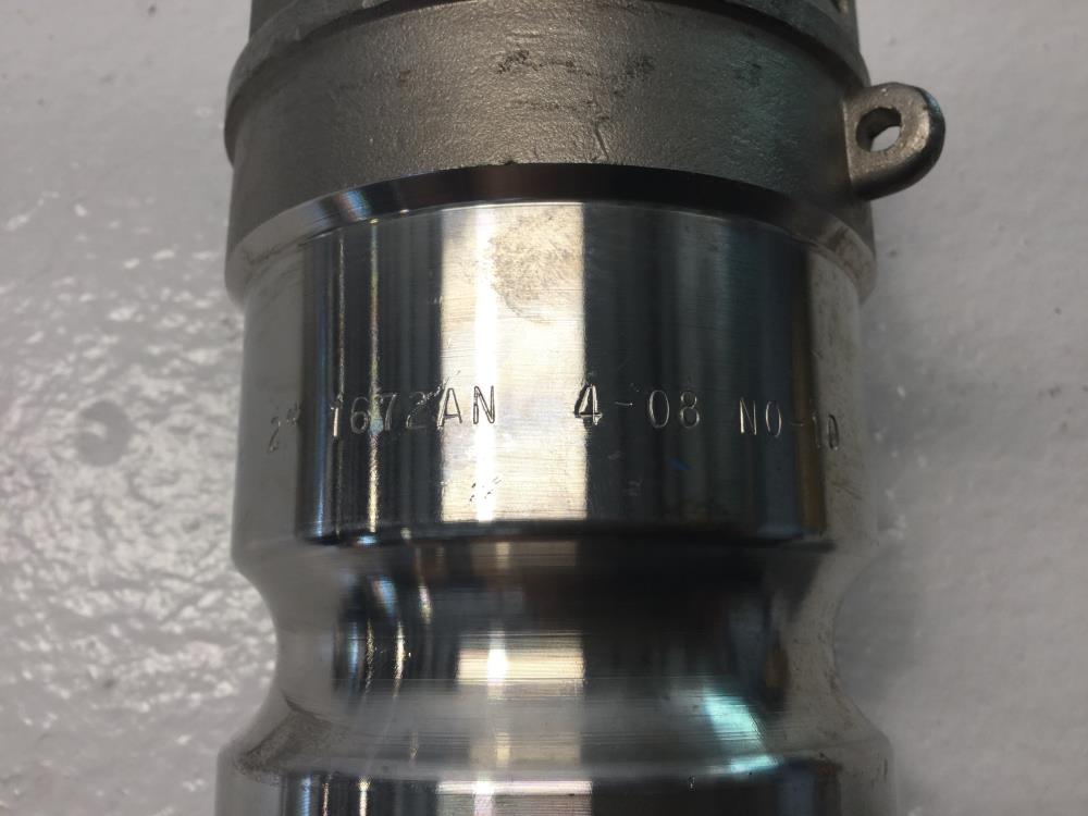 OPW 2" NPT Stainless Steel Kamvalok Adapter, 150 PSI