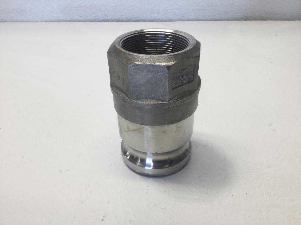 OPW 2" NPT Stainless Steel Kamvalok Adapter, 150 PSI