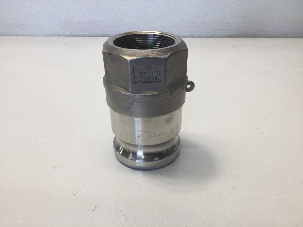 OPW 2" NPT Stainless Steel Kamvalok Adapter, 150 PSI