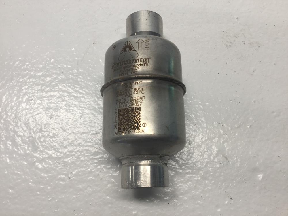 Armstrong 1010 Stainless Steel Steam Trap, 3/4” NPT, 400 PSI, C5319-2