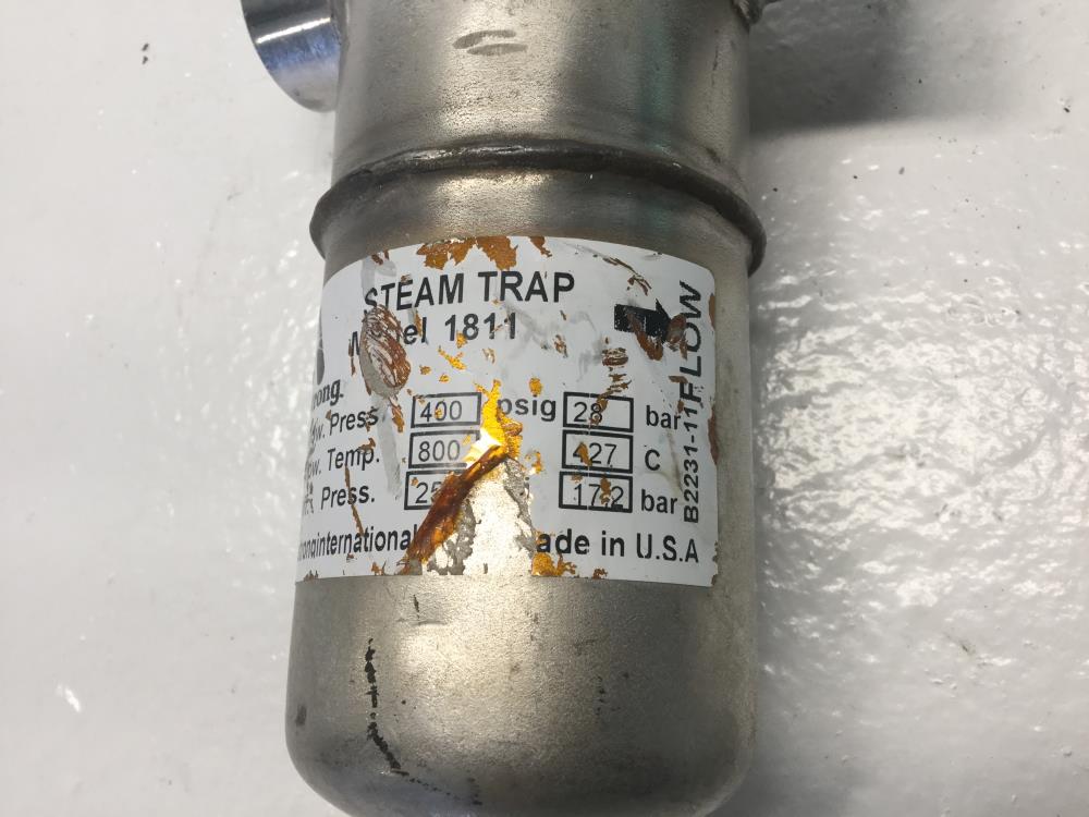 Armstrong 1811 Stainless Steel Steam Trap, 3/4" NPT, 400 PSIG