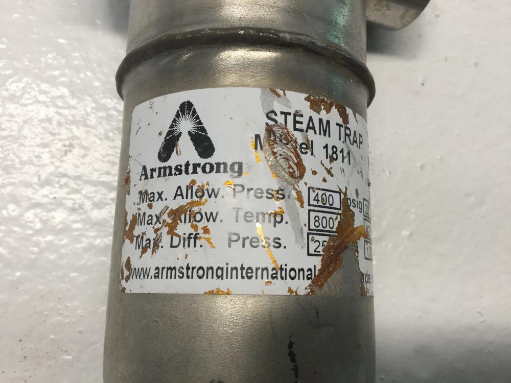 Armstrong 1811 Stainless Steel Steam Trap, 3/4" NPT, 400 PSIG