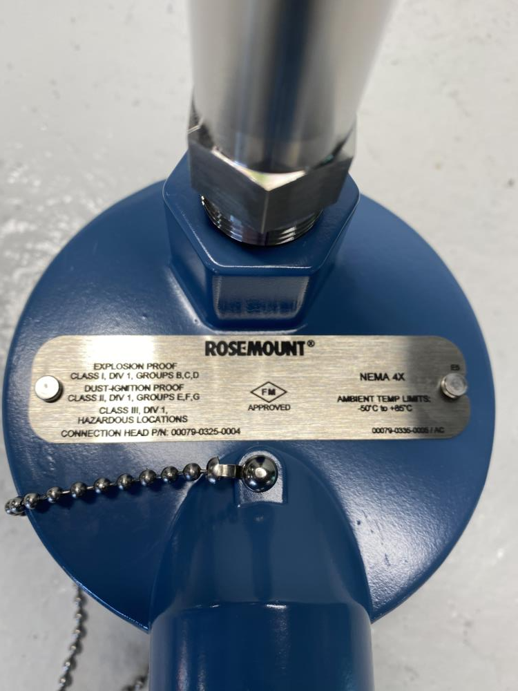 Rosemount Temperature Transmitter Head W/ Rosemount Thermocouple, 68P2N00N035E5