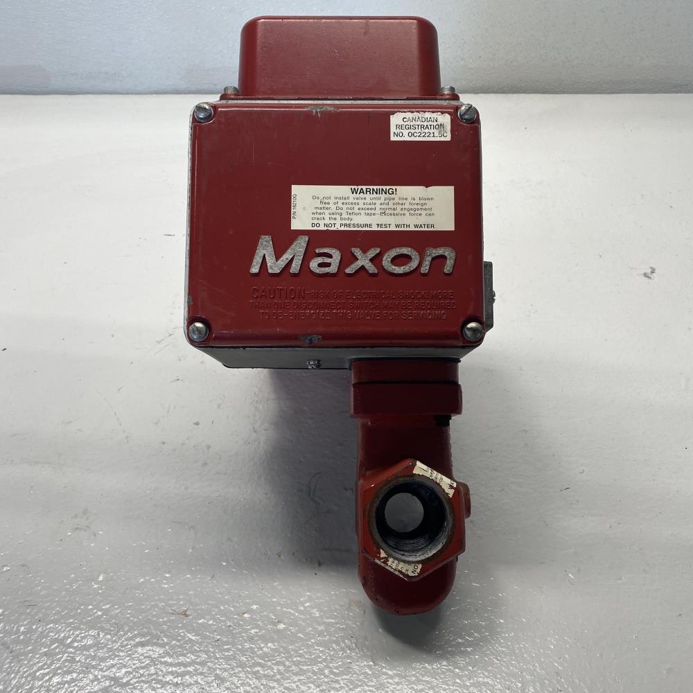 Maxon 1-1/2” Actuated “STO” Natural Gas Vent Valve, 1.5” STO-A S 1