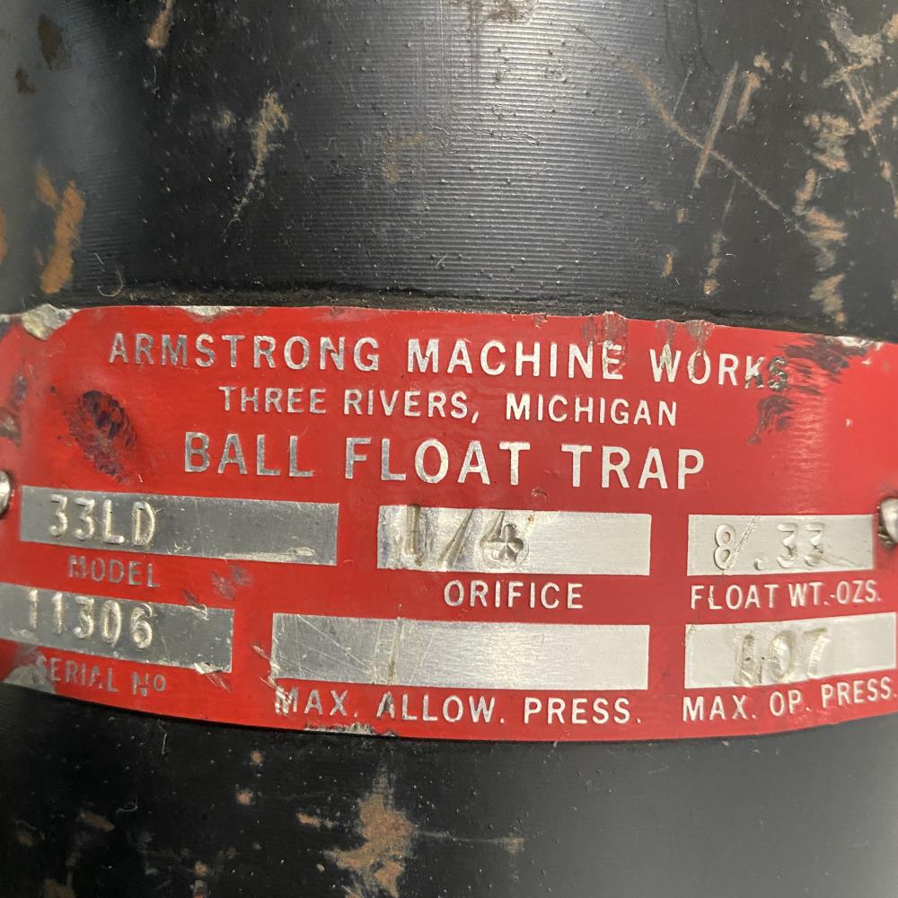 Armstrong 33LD Ball Float Trap 1” NPT