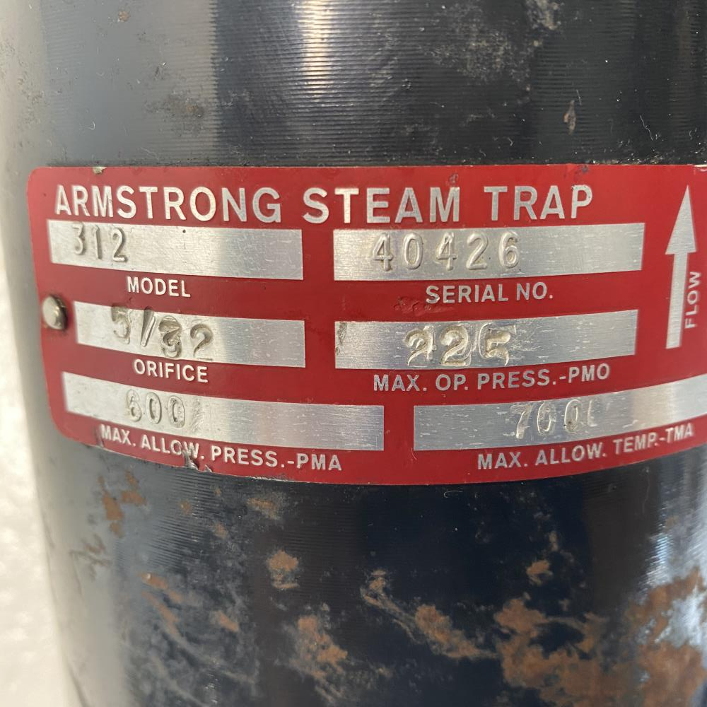 Armstrong 312 Inverted Bucket Steam Trap 3/4" NPT