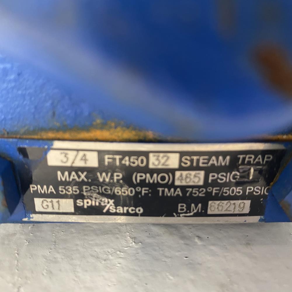 Spirax Sarco 3/4” NPT Steam Trap FT450-32