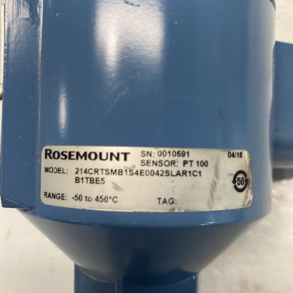 Rosemount 214C RTD Temperature Sensor 214CRTSMB1S4E0042SLAR1C1B1TBE5