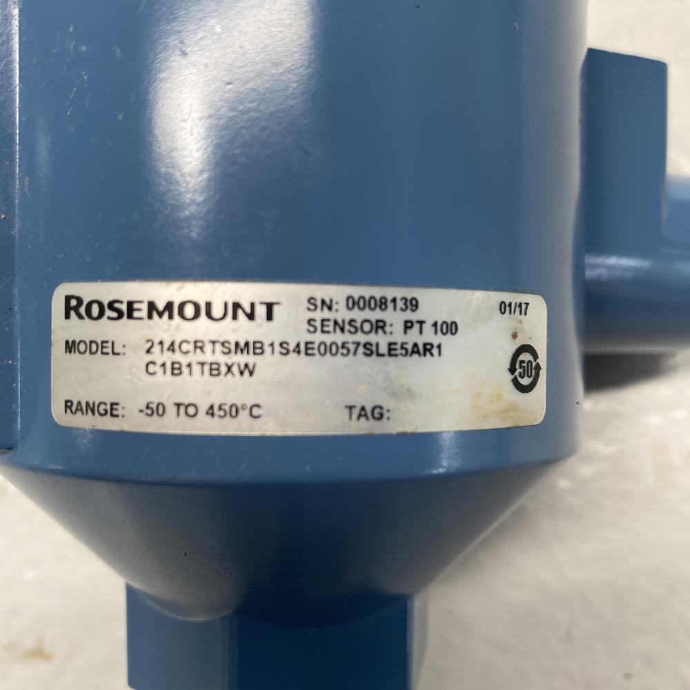 Rosemount 214C RTD Temperature Sensor 214CRTSMB1S4E0057SLE5AR1C1B1TBXW