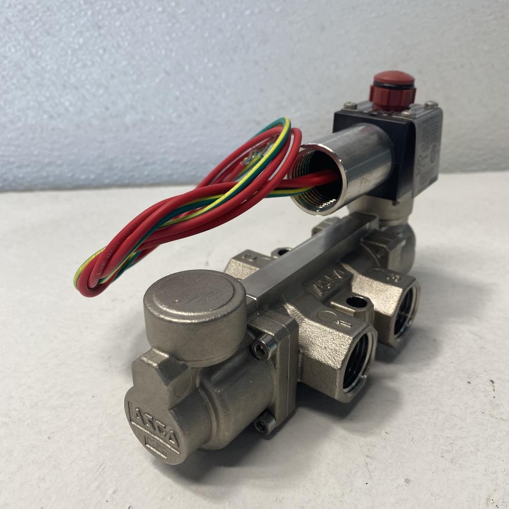 ASCO 1/2” 3-Way 2-Position 316L Solenoid Valve 8362A301H181AF1, EV8004A3