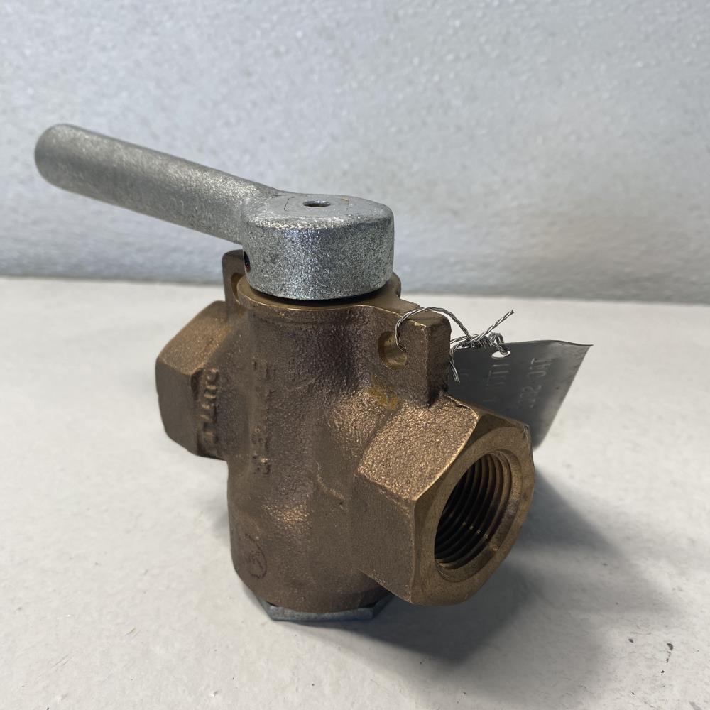 Bowes 3/4” NPT Bronze Pressure Seated Straight Port SR Valve 52046