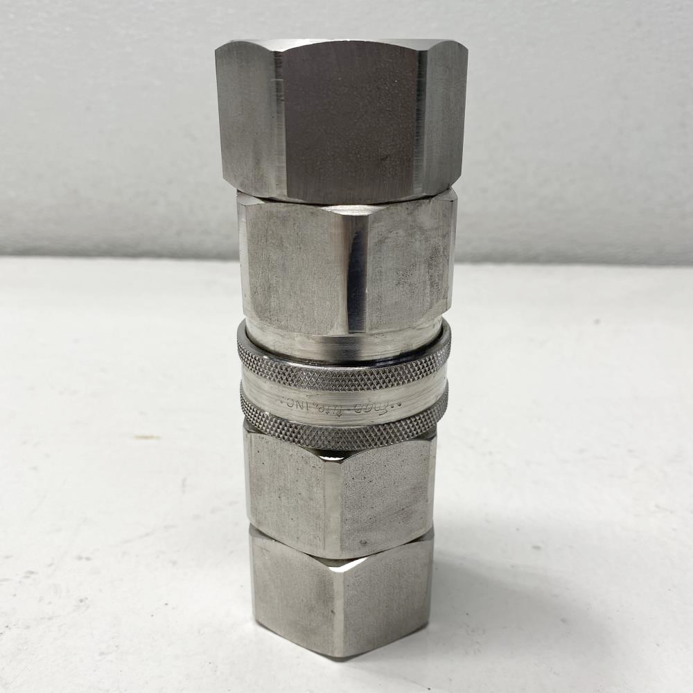 Snap-Tite 1-1/4" NPT Hydraulic Hose Coupling, Stainless Steel, SVHC-20