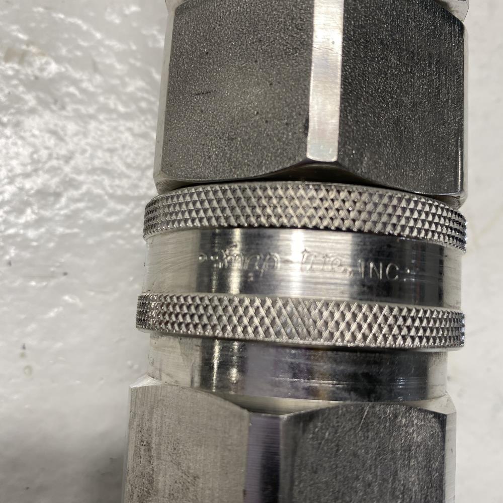Snap-Tite 1-1/4" NPT Hydraulic Hose Coupling, Stainless Steel, SVHC-20