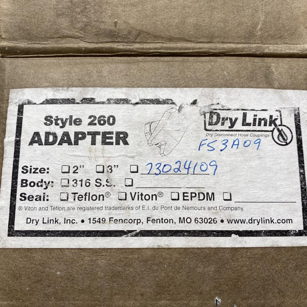 Dry Link Victaulic Style 260 Adaptor, 2" NPT
