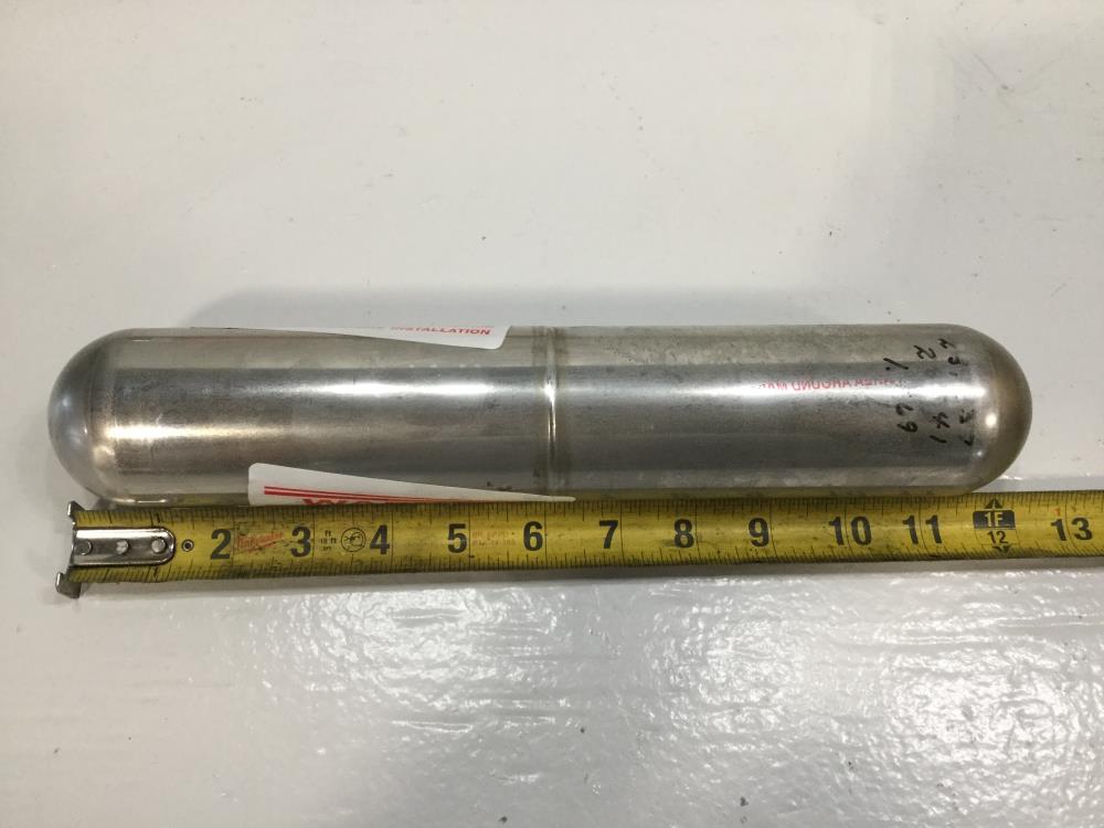 Lot of (3) Jerguson Magnicator Magnetic Level Floats F23S 12 4 .75, Stainless