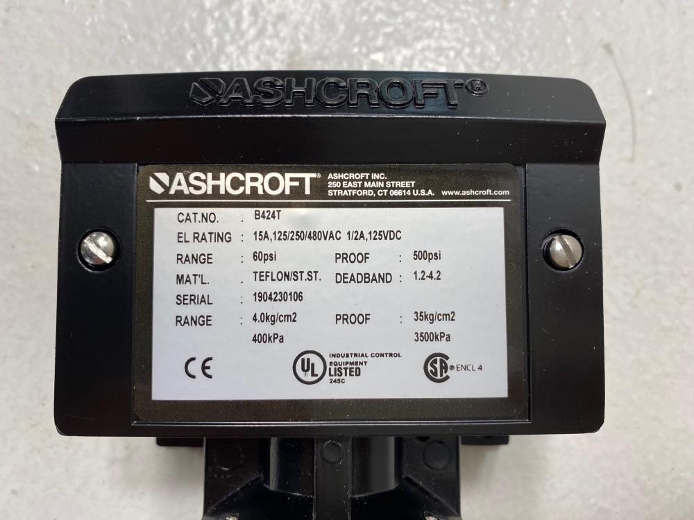 Ashcroft 60 PSI Pressure Switch B424T