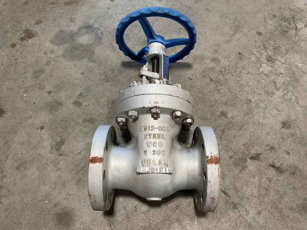 VELAN 3” 300# RF WCB Flanged Gate Valve F10-1064C-02TY-W320