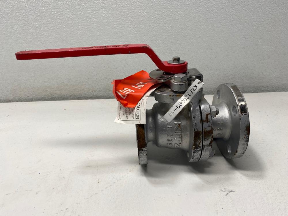 KITZ 1.5” 150# RF WCB and 316SS Full-Port Flanged Ball Valve 150SCTDZ6HM