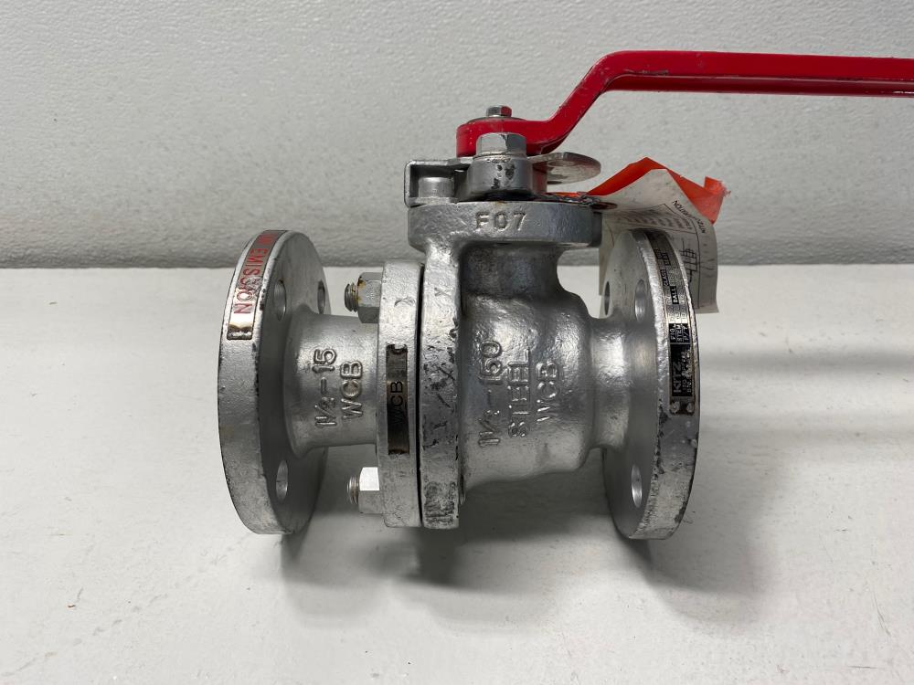 KITZ 1.5” 150# RF WCB and 316SS Full-Port Flanged Ball Valve 150SCTDZ6HM