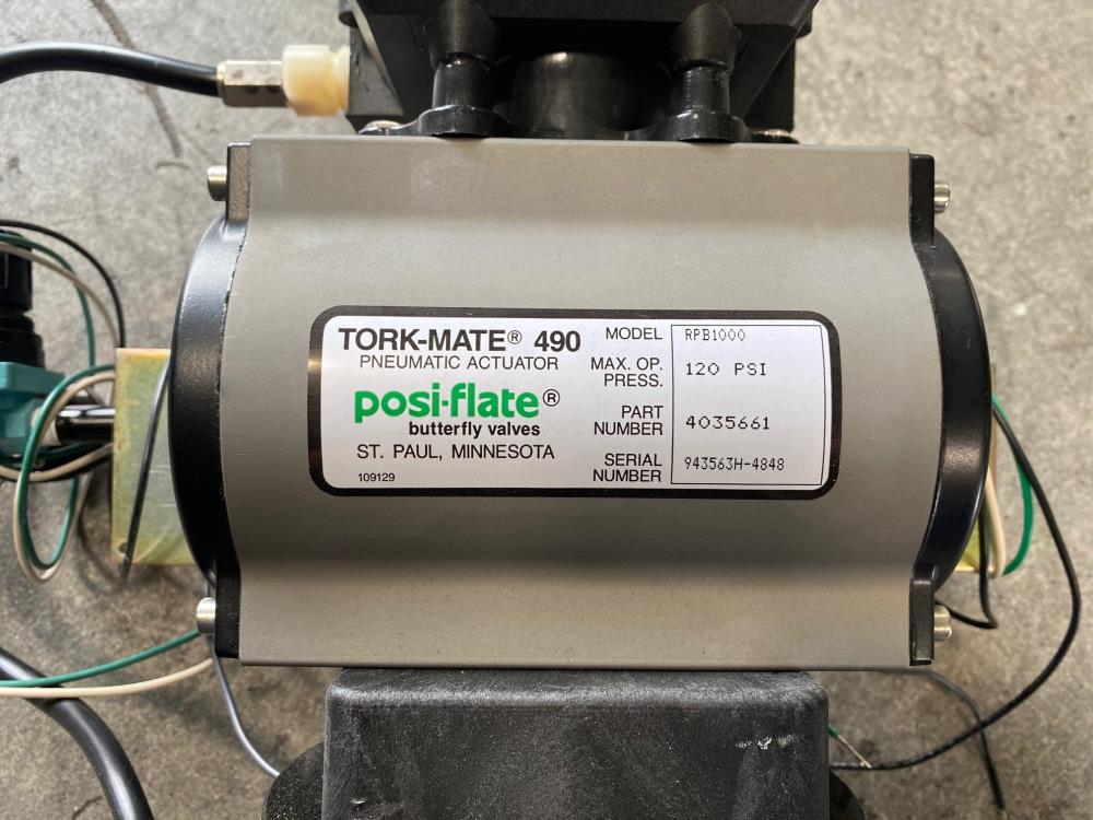 Posi-Flate 10" 150# Butterfly Valve with Tork-Mate Actuator RPB1000, 4035661