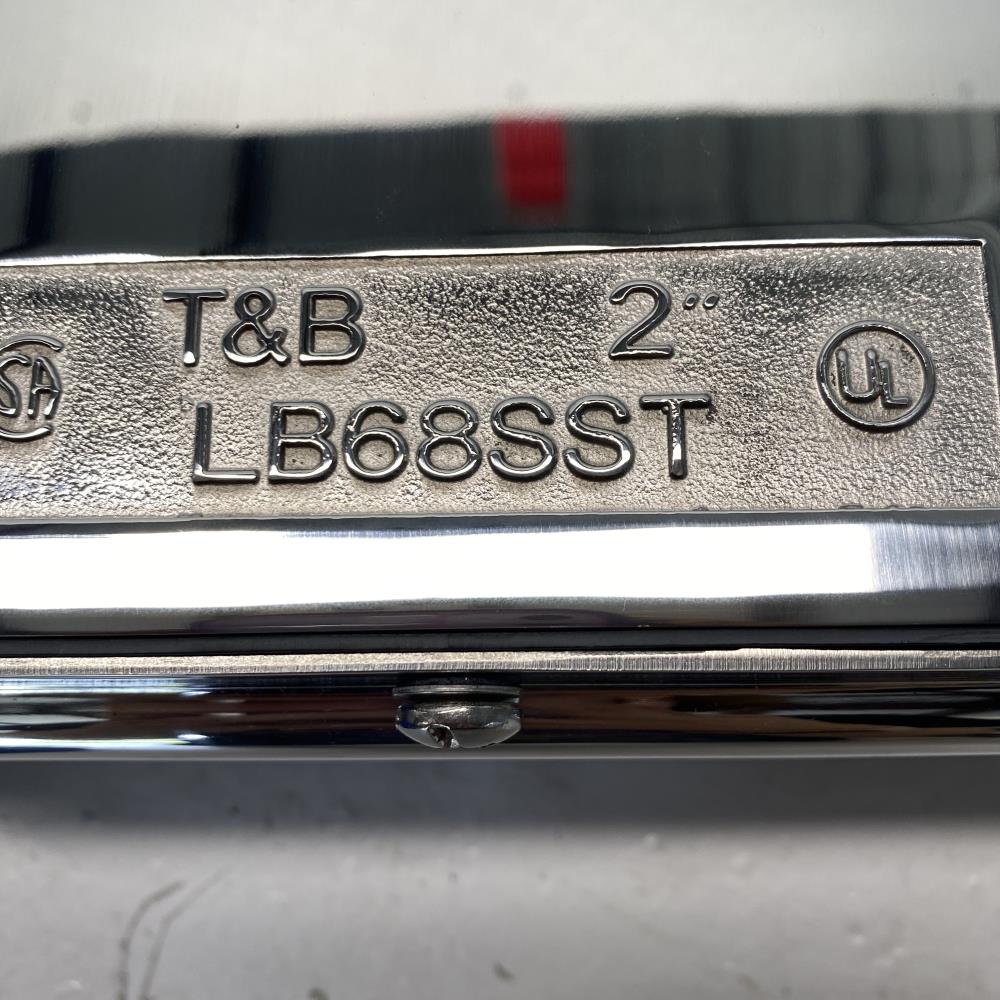 Thomas & Betts 2” Stainless Steel Form 8 (LB) Rigid Conduit Body LB68SST