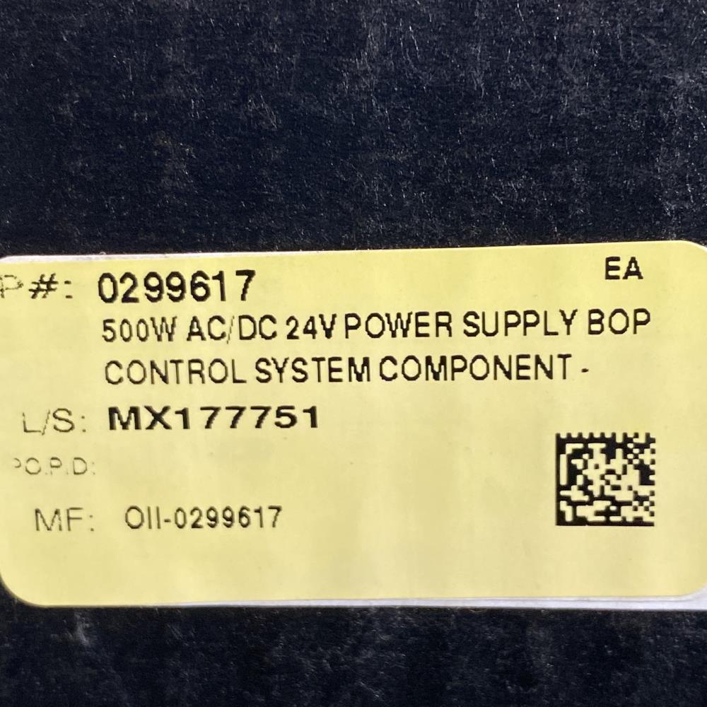 Telco Solutions III 500W 24V Power Supply BOP Control System Component 0299617