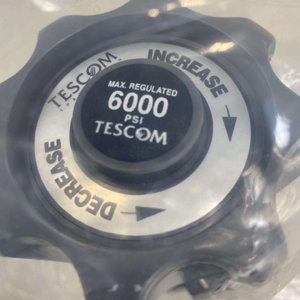 Tescom 1/2" Hydraulic Pressure Regulator, 10000 PSI, Stainless Steel 54-2062D18