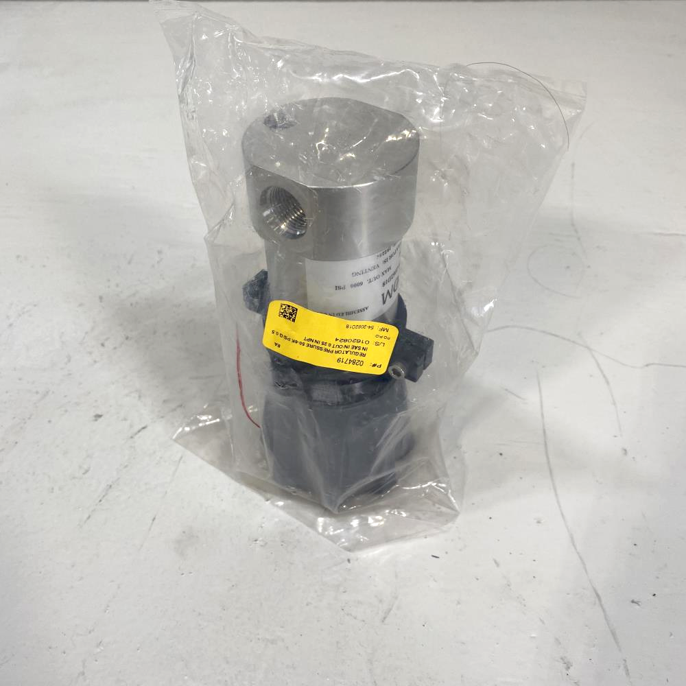 Tescom 1/2" Hydraulic Pressure Regulator, 10000 PSI, Stainless Steel 54-2062D18