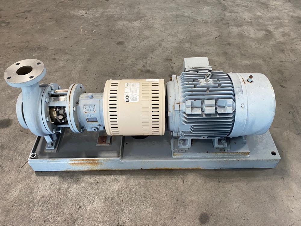 Goulds 3196 MTX Centrifugal Pump, 3"x4"-8G, 316 SS w/ 25 HP Motor (A)