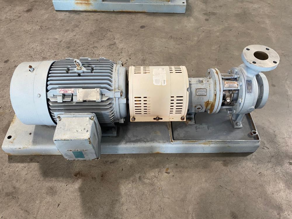 Goulds 3196 MTX Centrifugal Pump, 3"x4"-8G", 316 SS w/ 40 HP Motor (B)