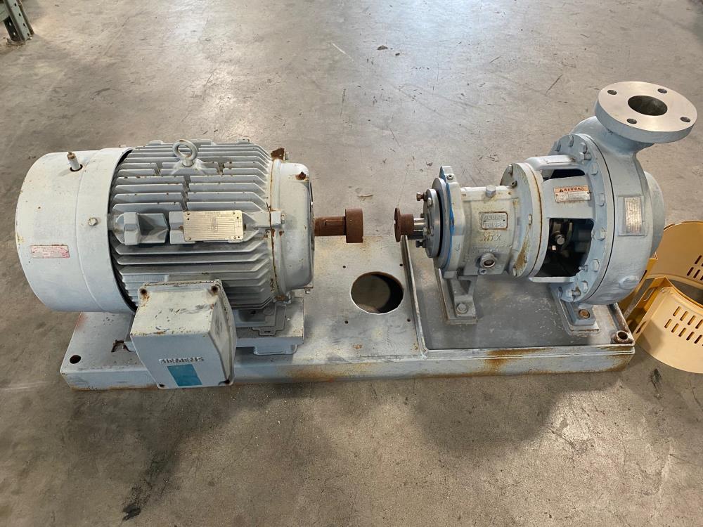 Goulds 3196 MTX Centrifugal Pump, 3"x4"-13", 316 SS w/ 25 HP Motor (C)