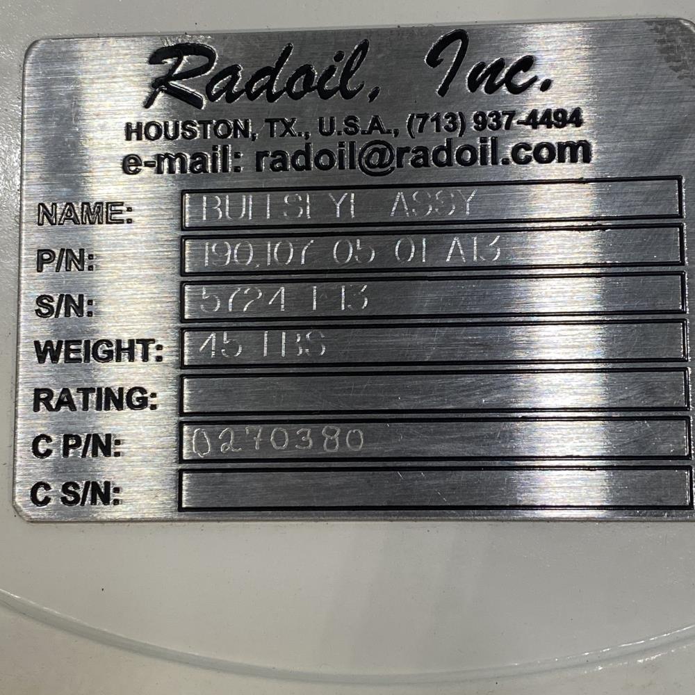 Radoil 45# Inclinometer Bullseye Assembly, 12" Face Diameter 190.107 05 01 A13