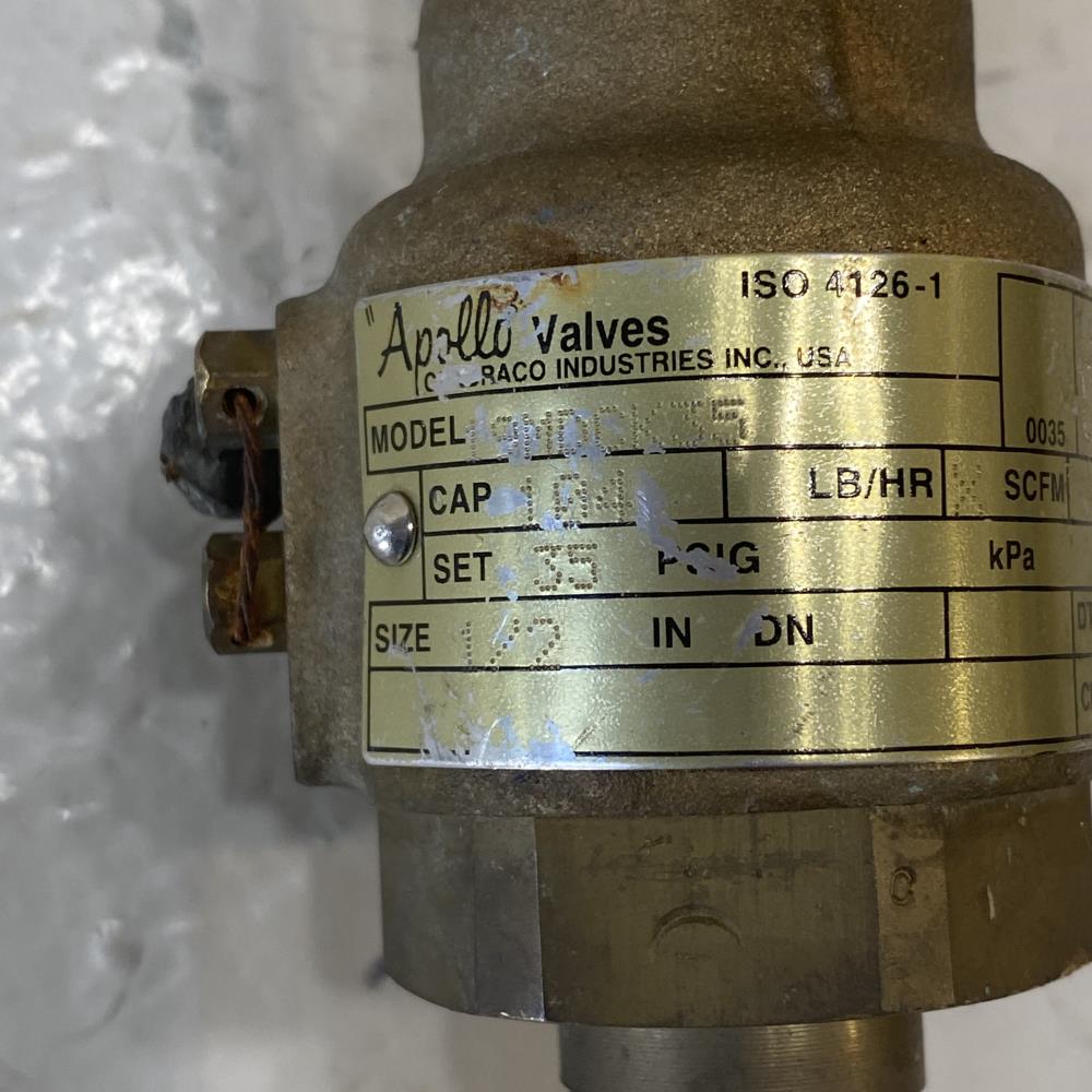 Apollo 1/2" MNPT X 3/4" FNPT Bronze Relief Valve, 19MDGK35