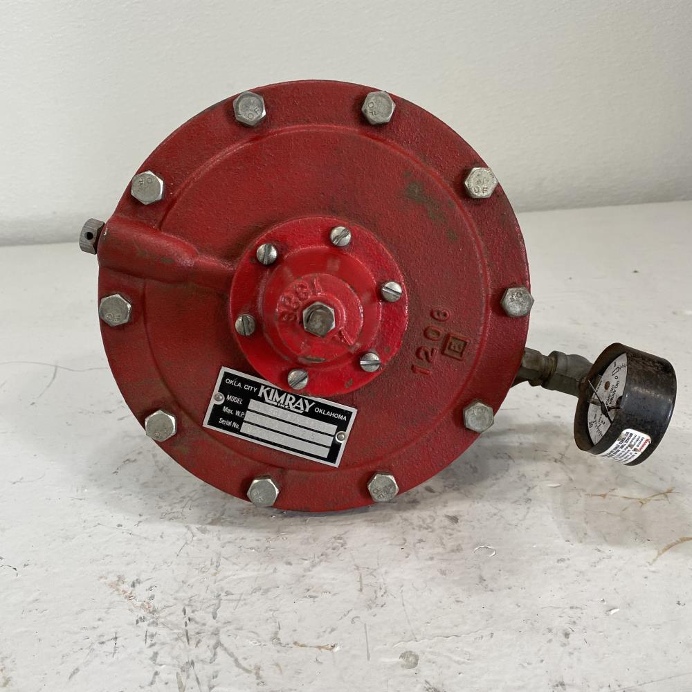 Kimray 1” Actuated Control Valve, #132, 125 PSI