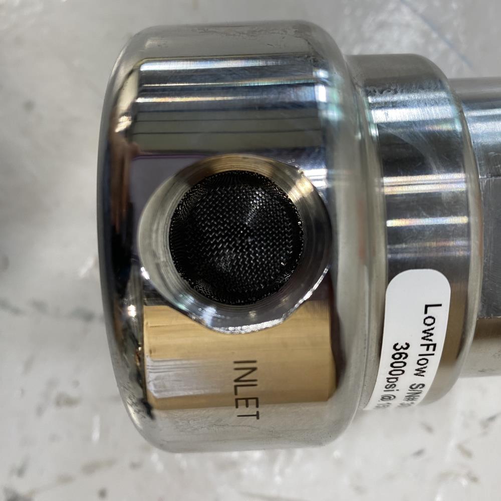 Lowflow 1/2" NPT 316SS Air Gas Pressure Regulator, 4000 PSI, JR-050-6L