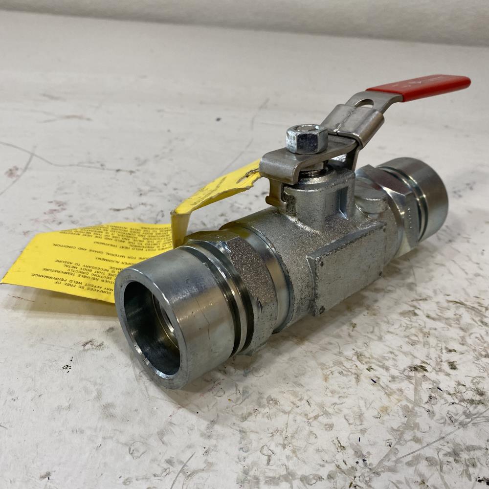 KF Contromatics 1” SW NPT WCB 2-Way Ball Valve 6104-142S1