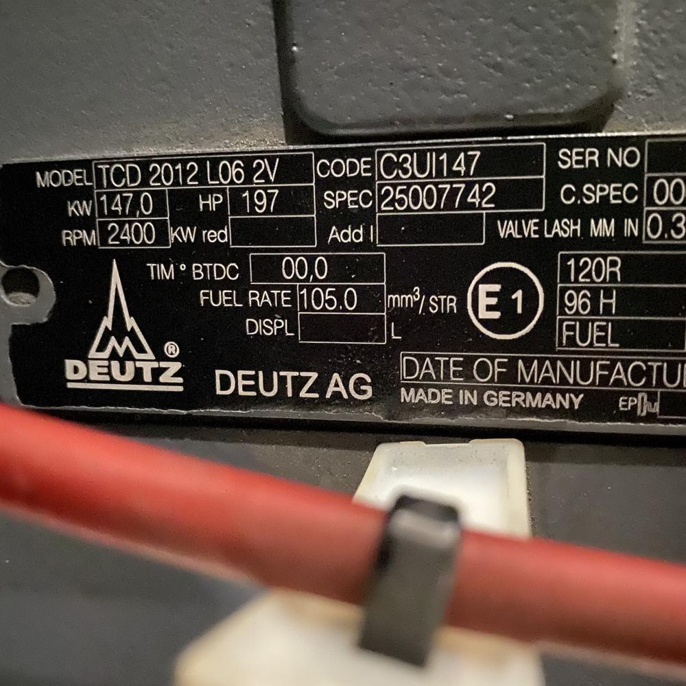 Deutz 2012 Series Diesel Engine Power Unit TCD 2012 L06 2V